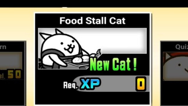 'Food Stall Cat! The battle cats - A cultured festival'