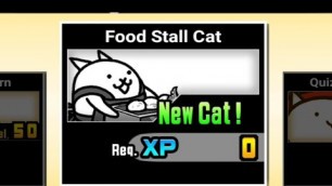 'Food Stall Cat! The battle cats - A cultured festival'