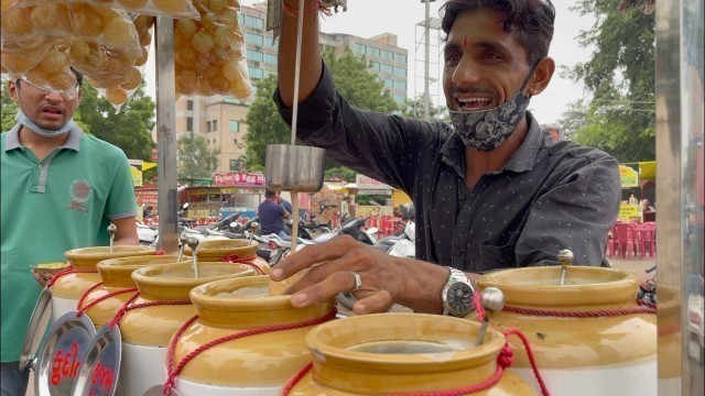 'Man Serving Pani Puri in Unique Style | Indian Street Food'