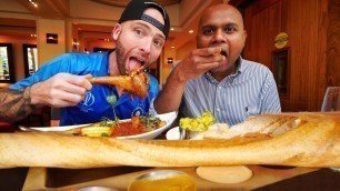 'Eating INDIAN FOOD for 24 HOURS in SAN FRANCISCO!! Curry Dosa, Rose Lamb Chop & Vada Pav | USA'