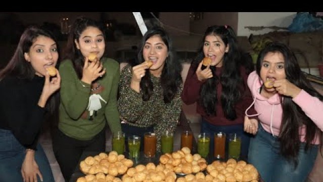 'Eating 100 Golgappa ( Pani Puri ) in 100 Seconds Challenge | Food Challenge'