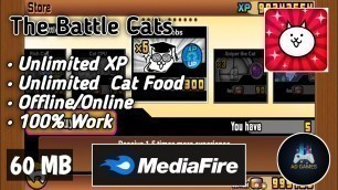 'DOWNLOAD The Battle Cats 11.2.0  MOD Unlimited XP/ Cat Food || AD GAMES'