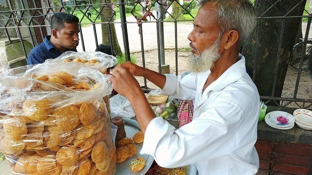 'Forhad Mamar Tasty Bhel Puri With Chaat Masala - Popular Street Food of Bangladesh'