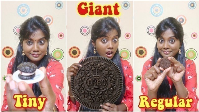 'Making GIANT OREO at Home!! | DIY Giant Food Vs Miniature Food | Ani\'s Tamil Lifestyle'