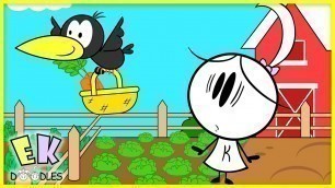 'Learn How to Grow Healthy Food for Kids! EK Doodles Gardening Tips'