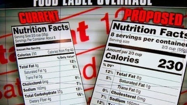 'FDA unveils proposals for changing nutrition labels'