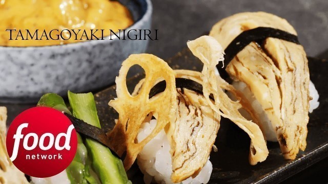 'Tamagoyaki Nigiri Recipe Served With a Roku Gin & Tonic | Food Network UK'