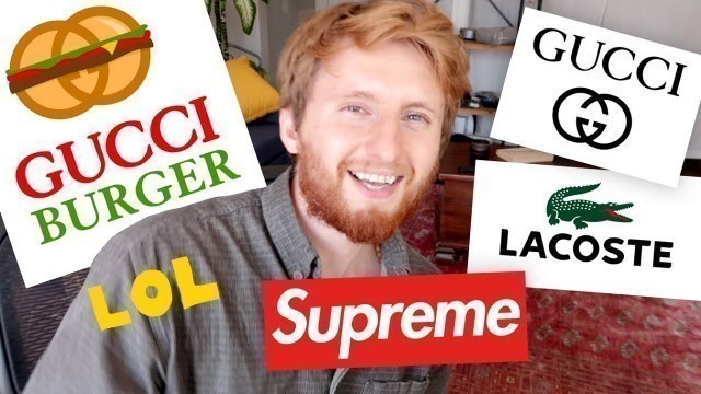 'Redesigning Fashion Brands as Fast Food Restaurants! (The Hype Beast Gucci Burger)'